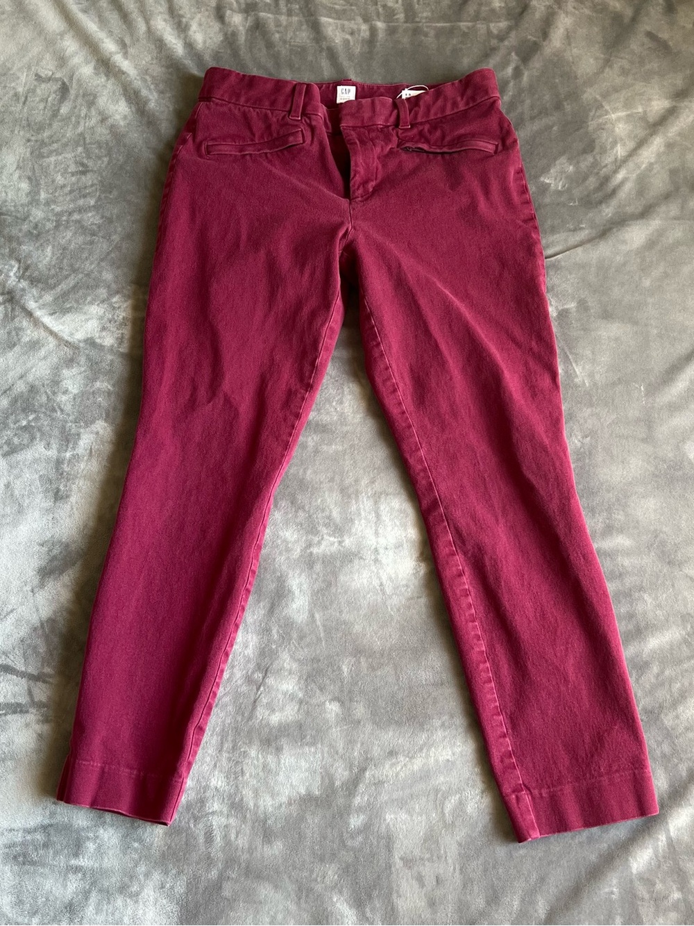 GAP Wine Colored Skinny Jeans for Women